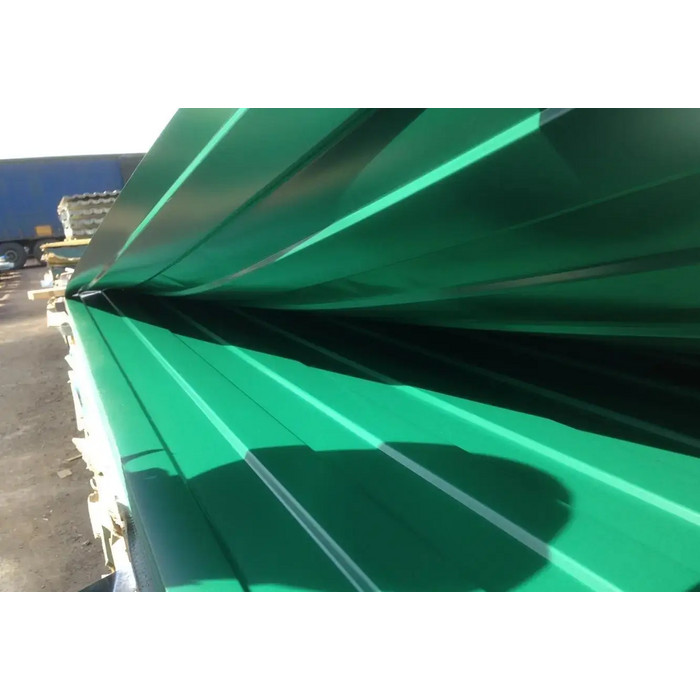 Профлист Grand Line С20А GreenCoat Pural BT, matt 0.5 мм RR 11 Темно-Зеленый - фото №5